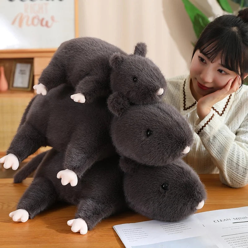 Nibbles the Black Rat Plush - Image 2