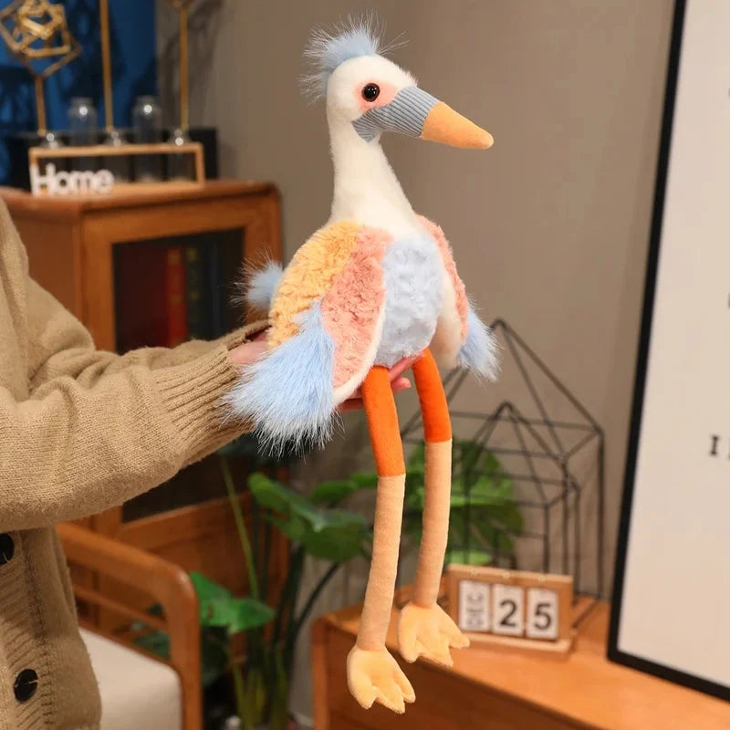 Peaches the Fluffy Crane Plush - Image 10