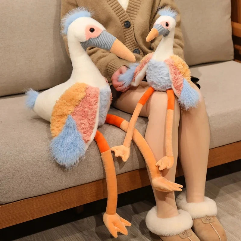 Peaches the Fluffy Crane Plush - Image 7