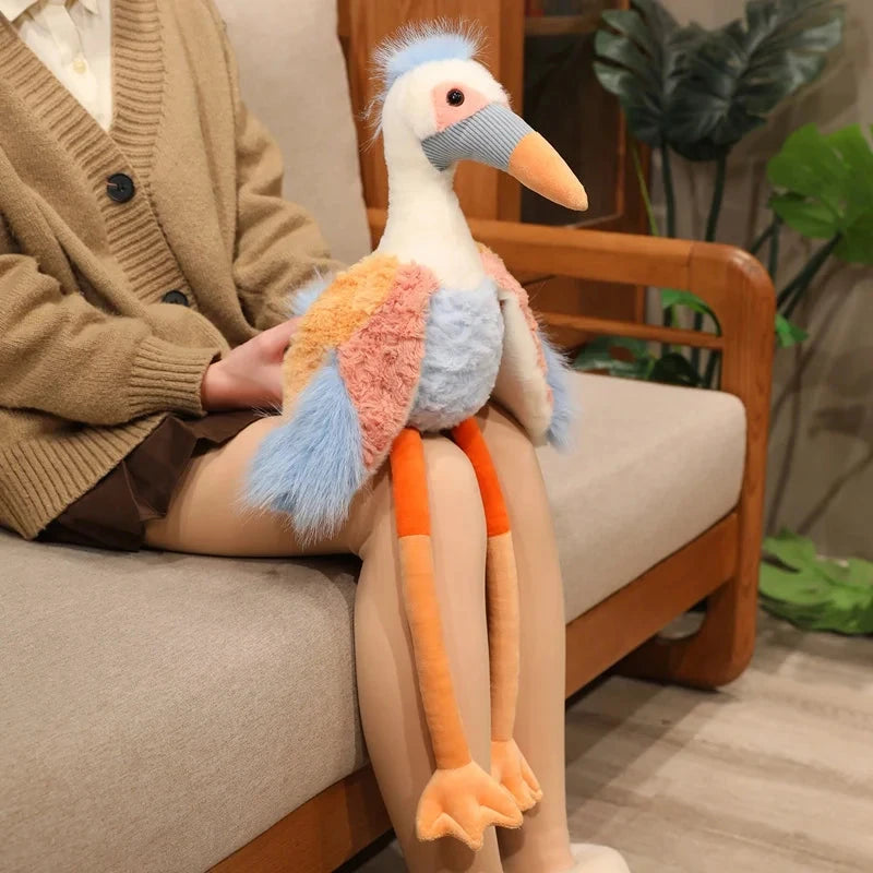 Peaches the Fluffy Crane Plush - Image 8