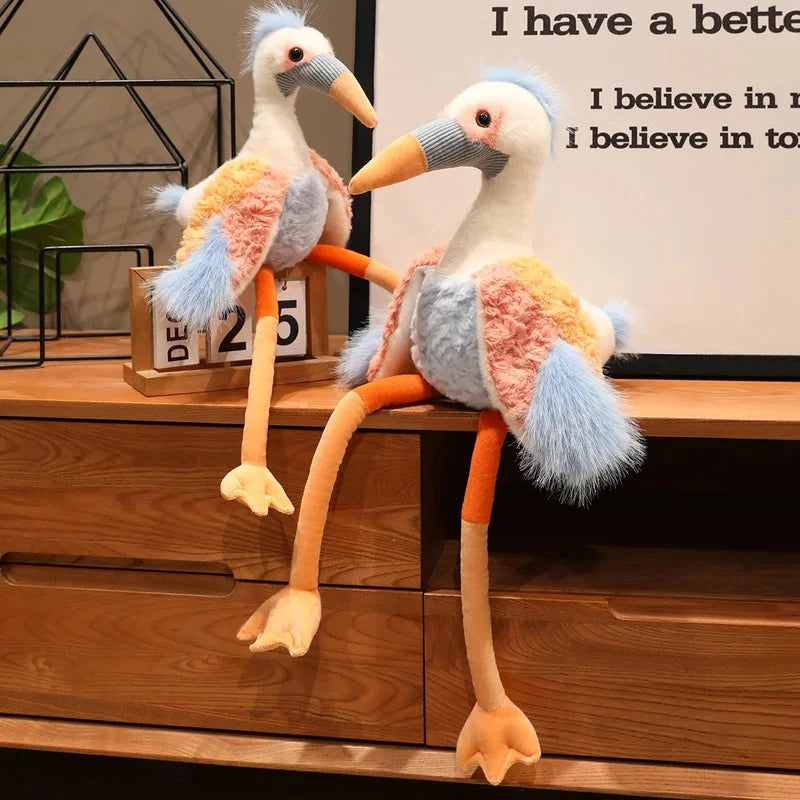 Peaches the Fluffy Crane Plush - Image 3
