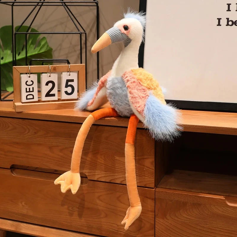 Peaches the Fluffy Crane Plush
