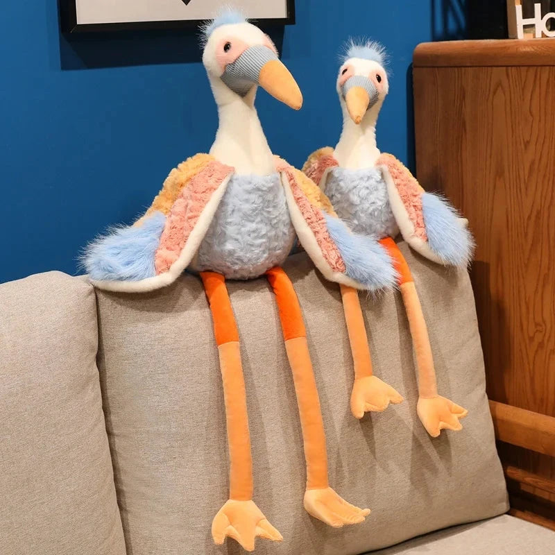 Peaches the Fluffy Crane Plush - Image 11