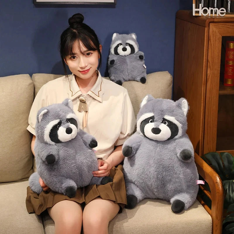 Peanut the Chubby Raccoon Plushie - Image 4