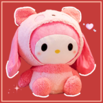 Pink Melody Plush Toy - Cute & Cuddly Anime Friend