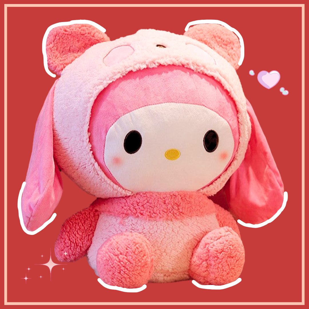 Pink Melody Plush Toy - Cute & Cuddly Anime Friend