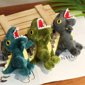 Plush Dinosaur Pendant Keychain
