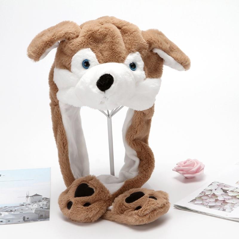 Plush Dog Ear Jumping Hat - Image 7