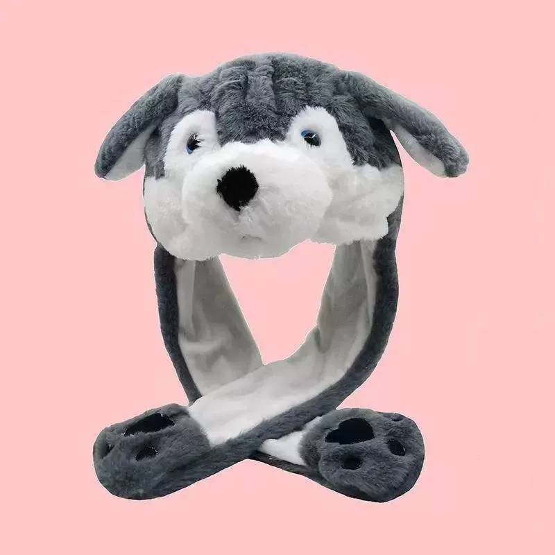 Plush Dog Ear Jumping Hat - Image 5
