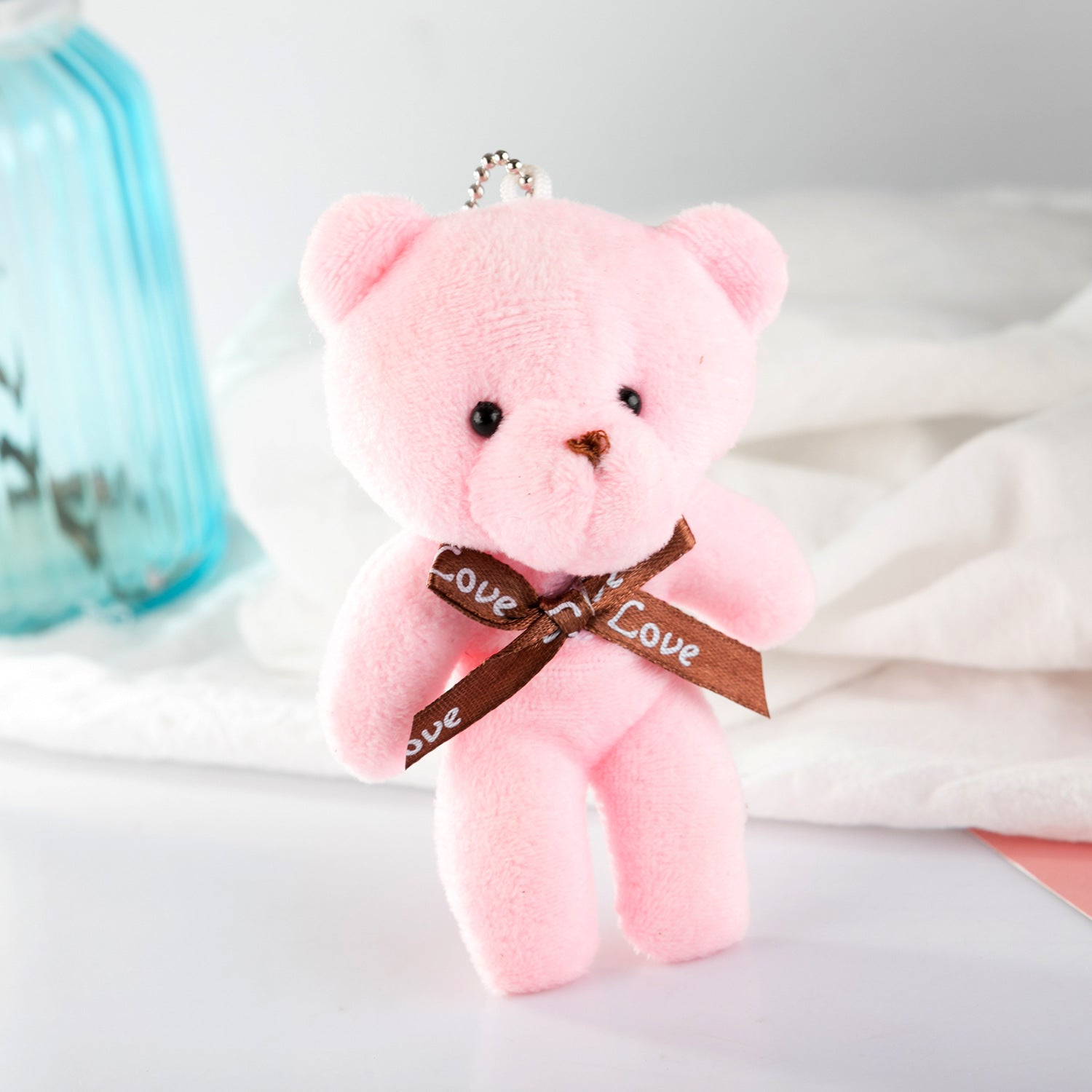 Plush Teddy Bear Keychain - Image 2