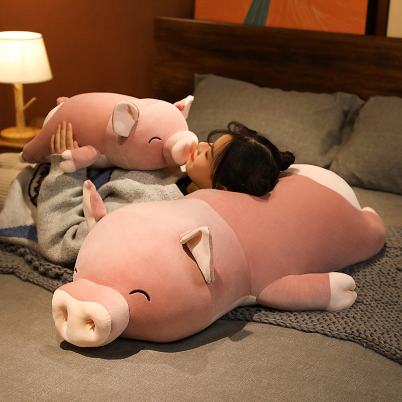 Poppy the Pink Jumbo Pig Plushie - Image 10