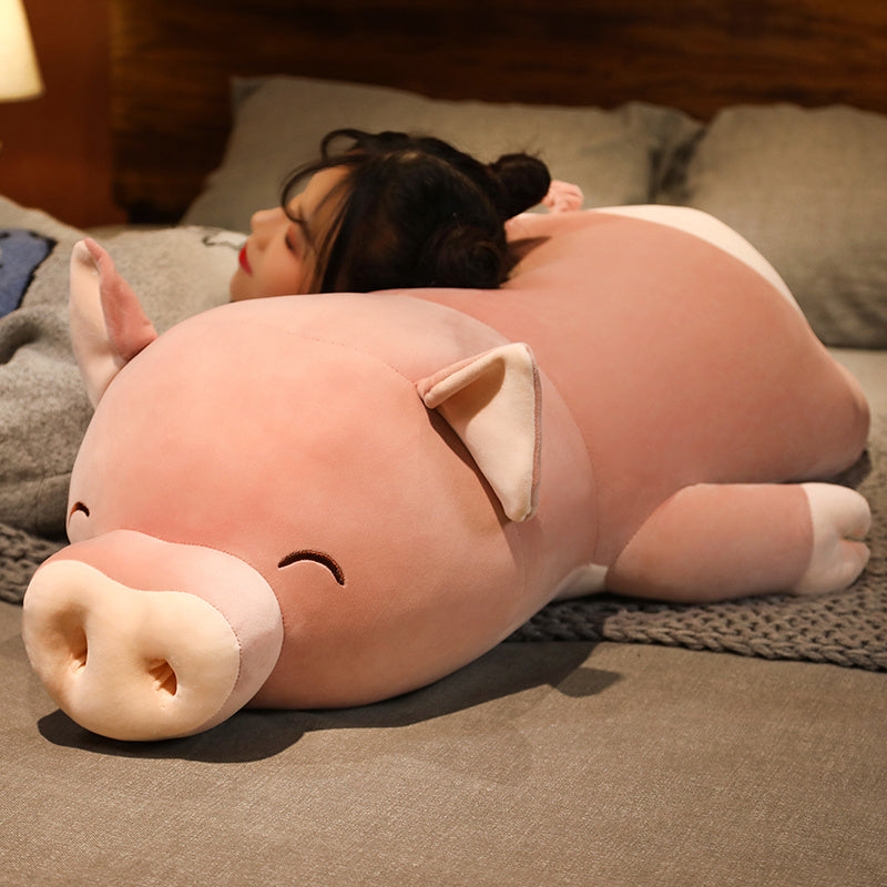 Poppy the Pink Jumbo Pig Plushie - Image 5