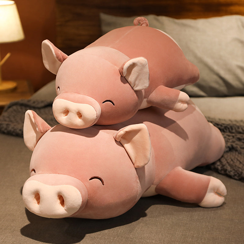 Poppy the Pink Jumbo Pig Plushie - Image 3