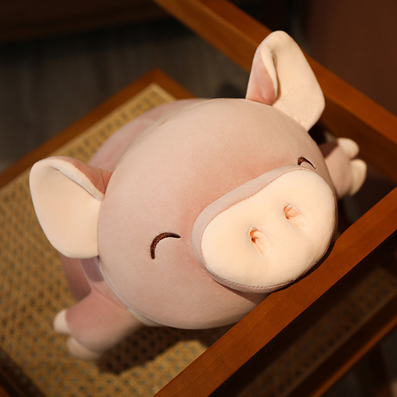 Poppy the Pink Jumbo Pig Plushie - Image 4