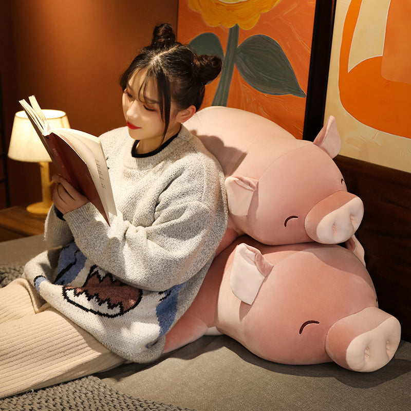 Poppy the Pink Jumbo Pig Plushie - Image 17