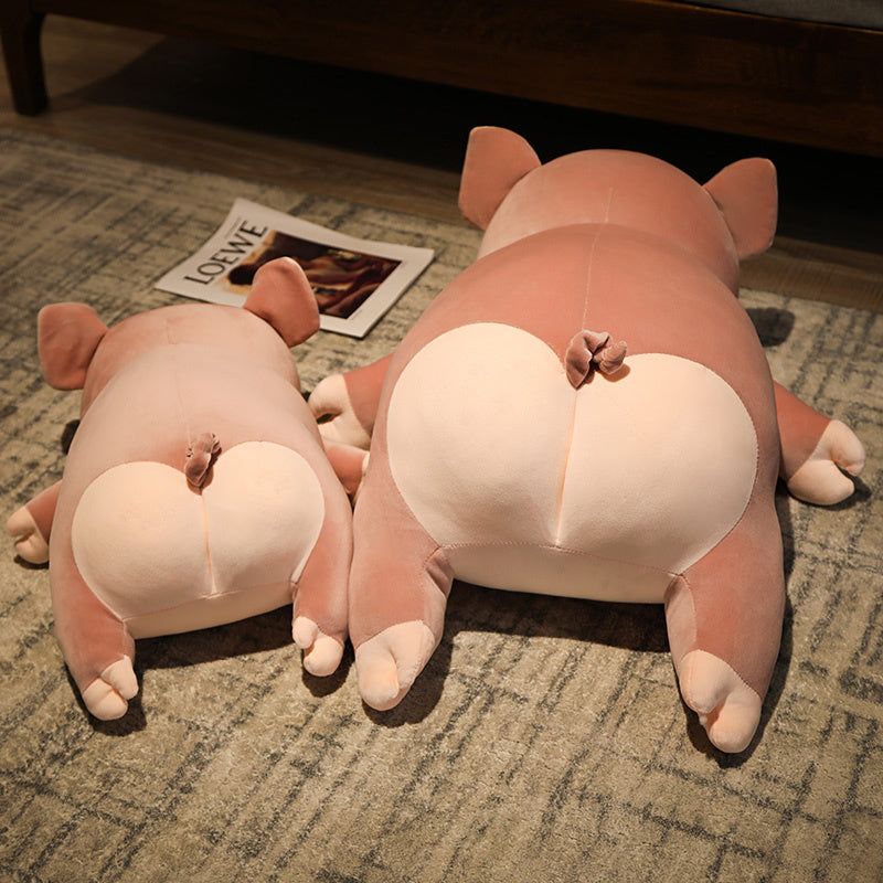 Poppy the Pink Jumbo Pig Plushie - Image 12