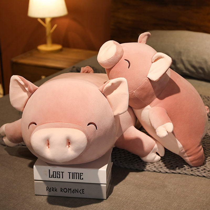 Poppy the Pink Jumbo Pig Plushie - Image 13