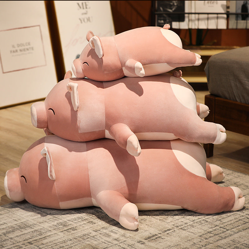 Poppy the Pink Jumbo Pig Plushie - Image 9