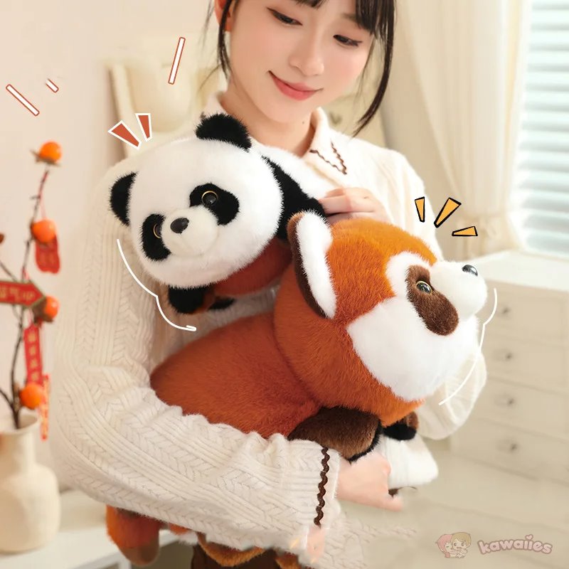Reversible Red Panda to Panda Plush - Image 18
