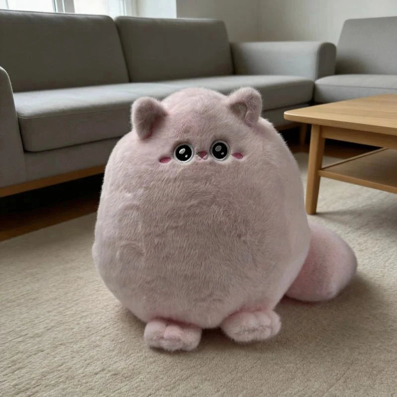 Round Chubby Cat Angel Plush - Image 11