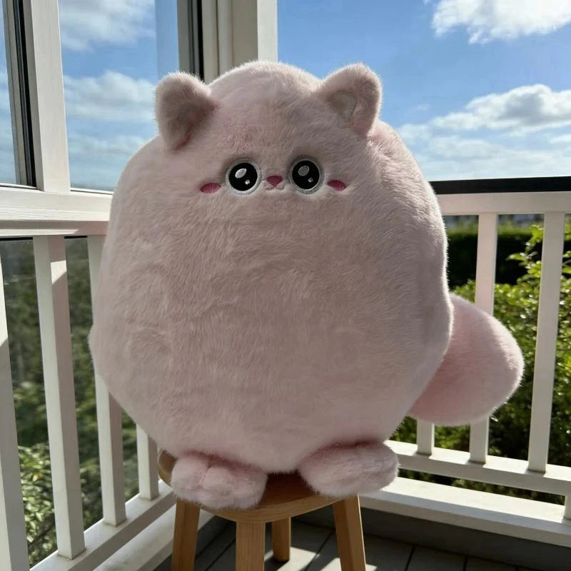 Round Chubby Cat Angel Plush - Image 12