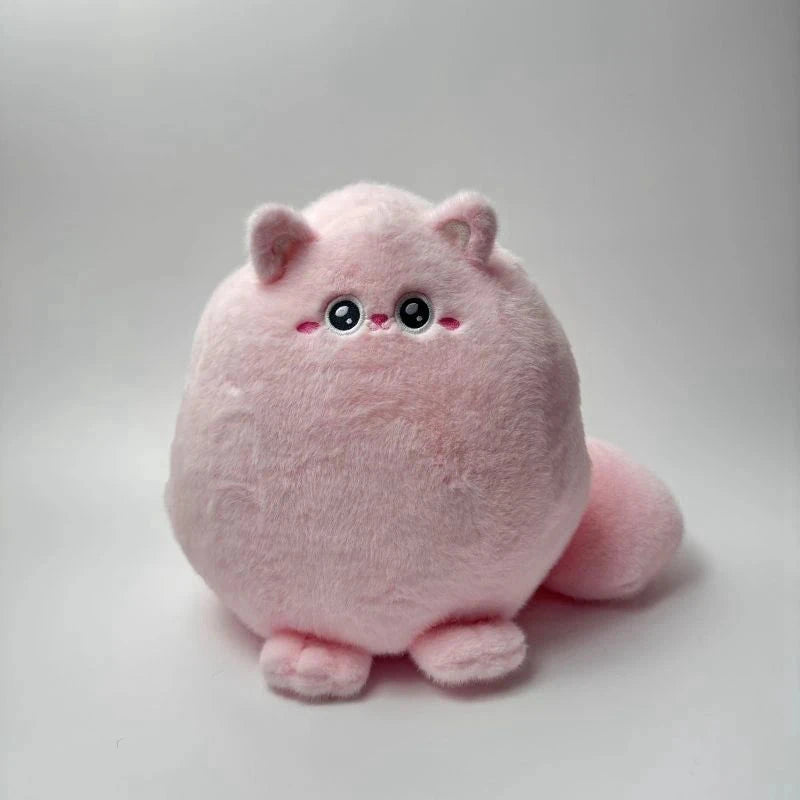Round Chubby Cat Angel Plush - Image 5