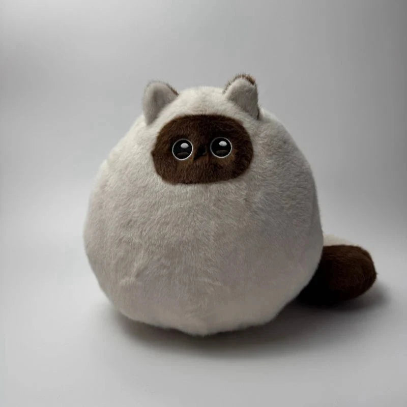 Round Chubby Cat Angel Plush - Image 6