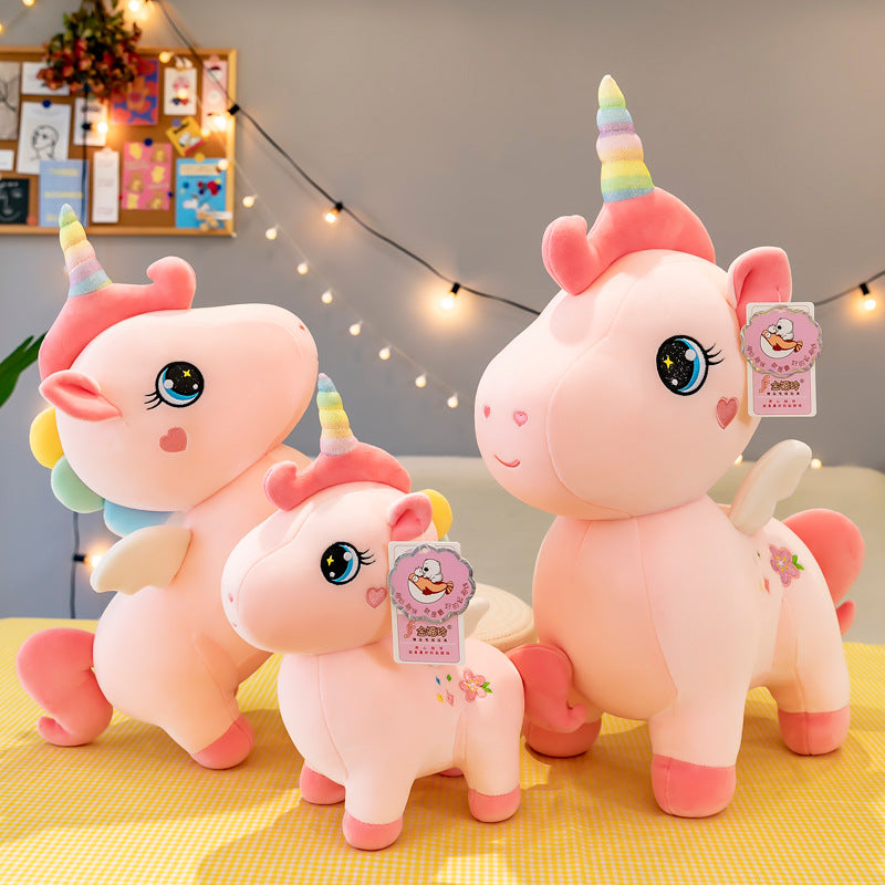 Sakura Pink Unicorn Plush Toy - Image 5