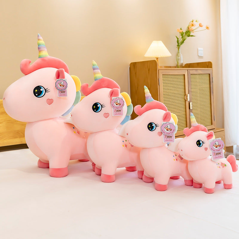 Sakura Pink Unicorn Plush Toy - Image 2