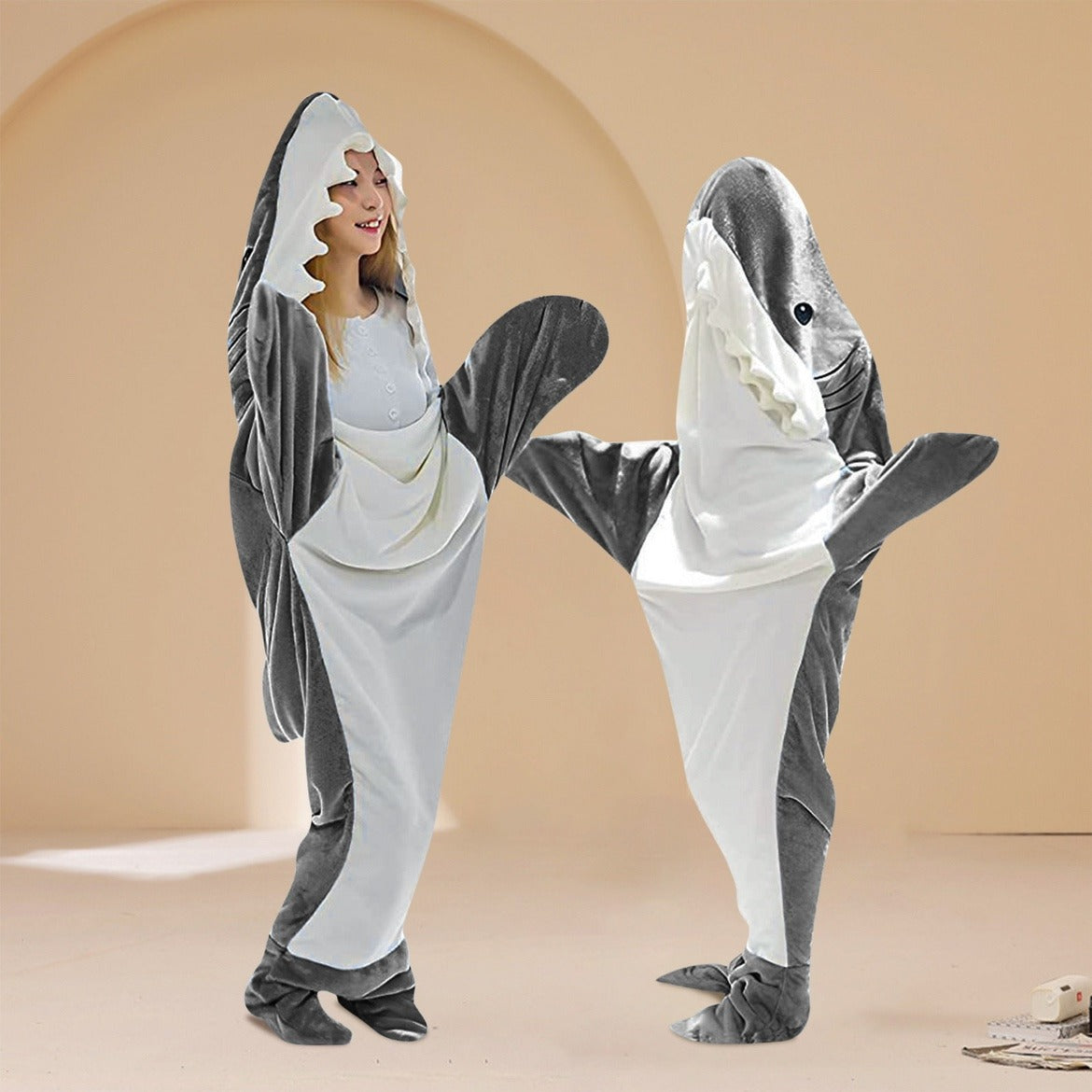 Shark Blanket Onesie Sleeping Bag - Image 8