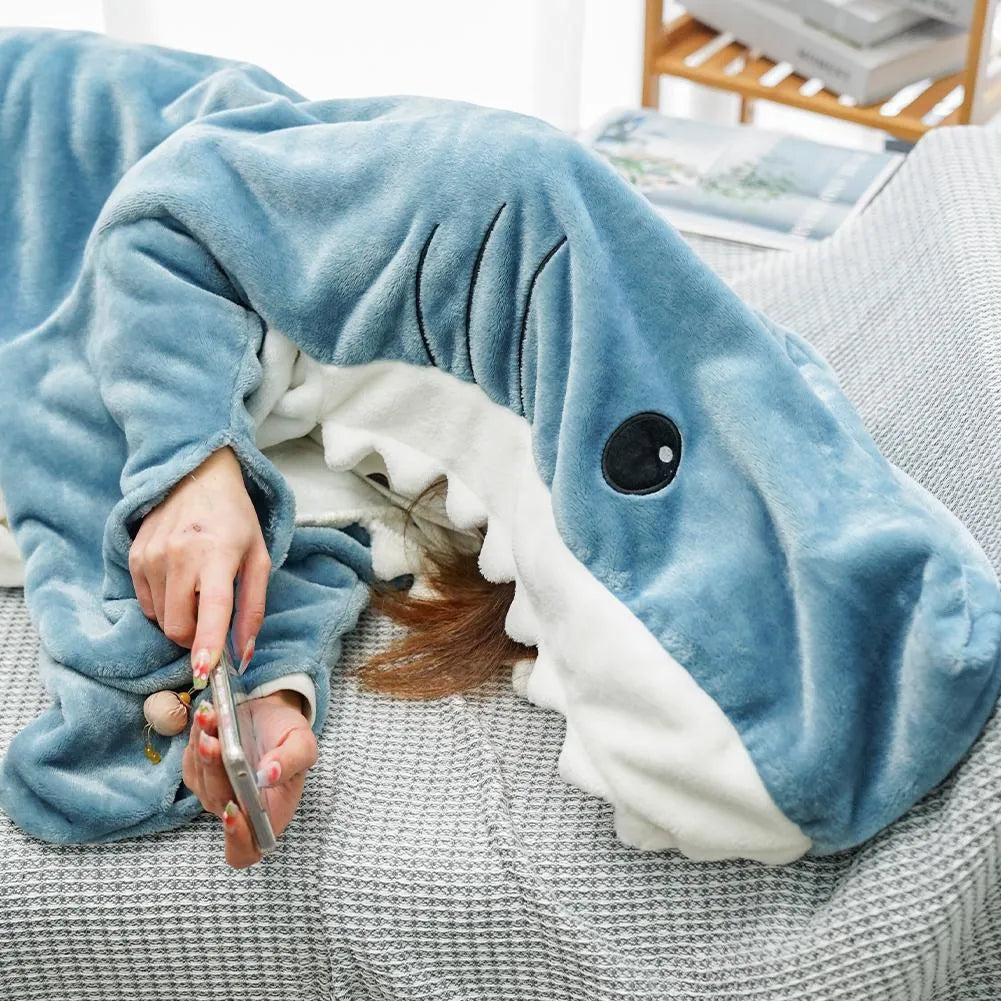 Shark Blanket Onesie Sleeping Bag - Image 5