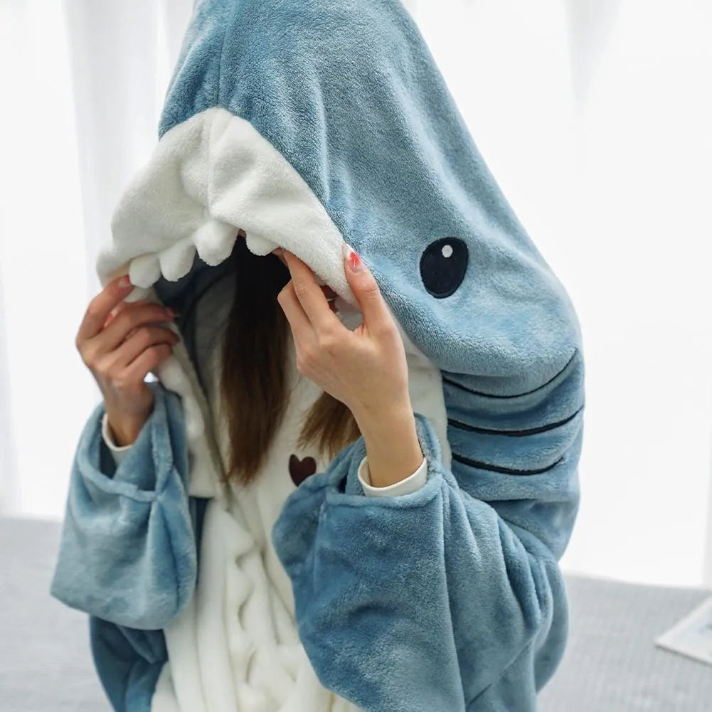 Shark Blanket Onesie Sleeping Bag - Image 4