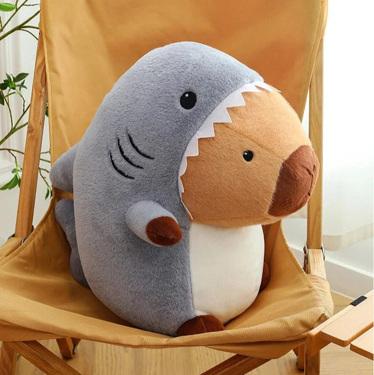 Shark Capybara Cosplay Plush - Image 3