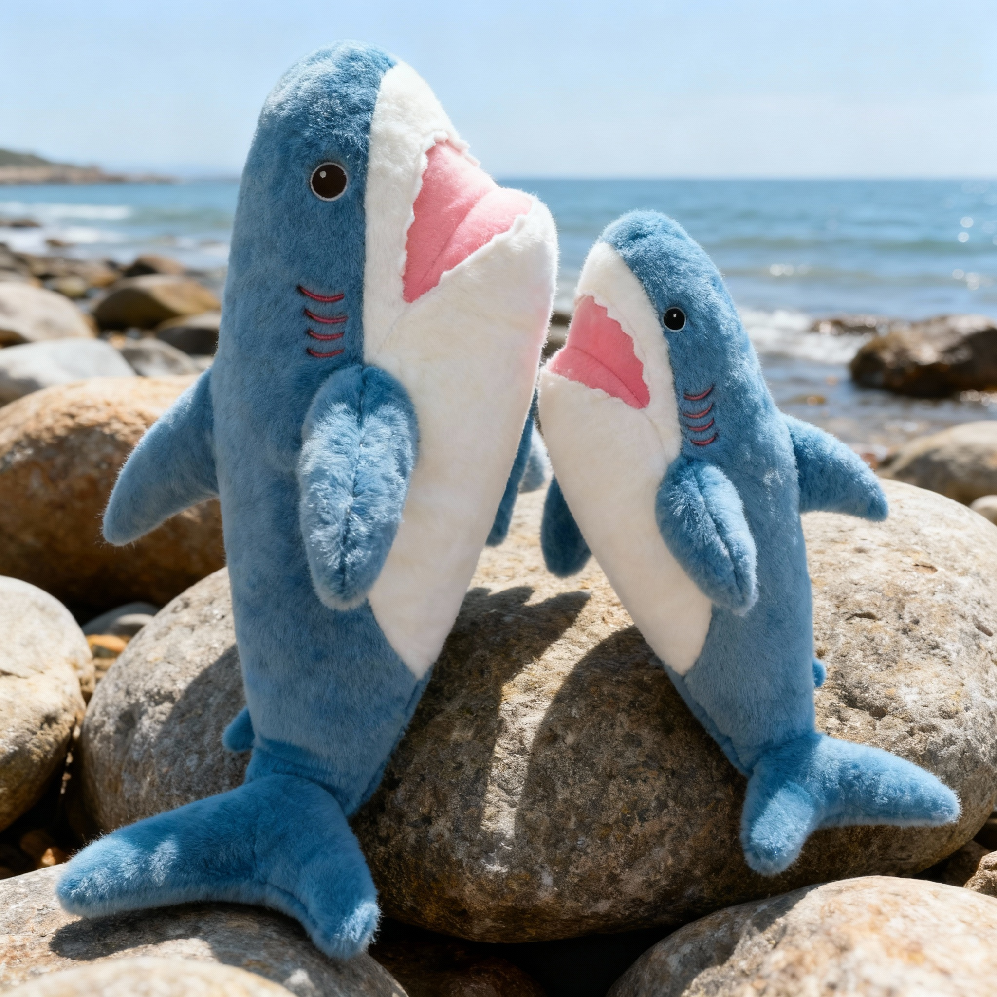 Shark Plush Toy Cute Cuddly Stuffed Shark - Image 6
