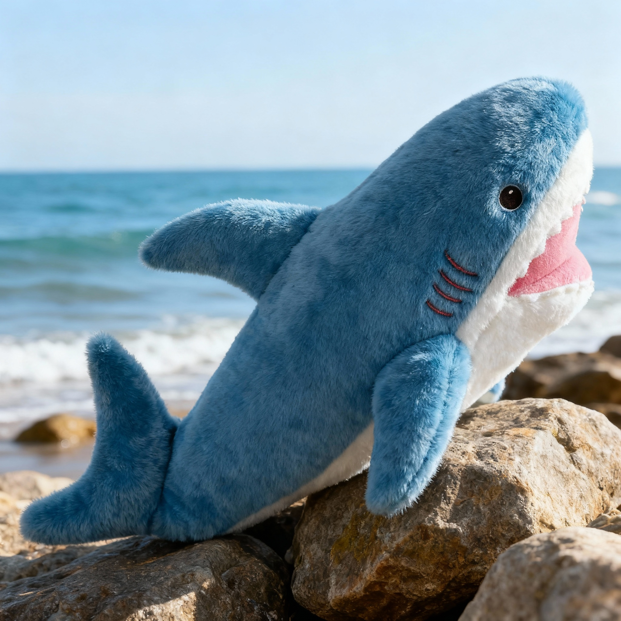 Shark Plush Toy Cute Cuddly Stuffed Shark - Image 7