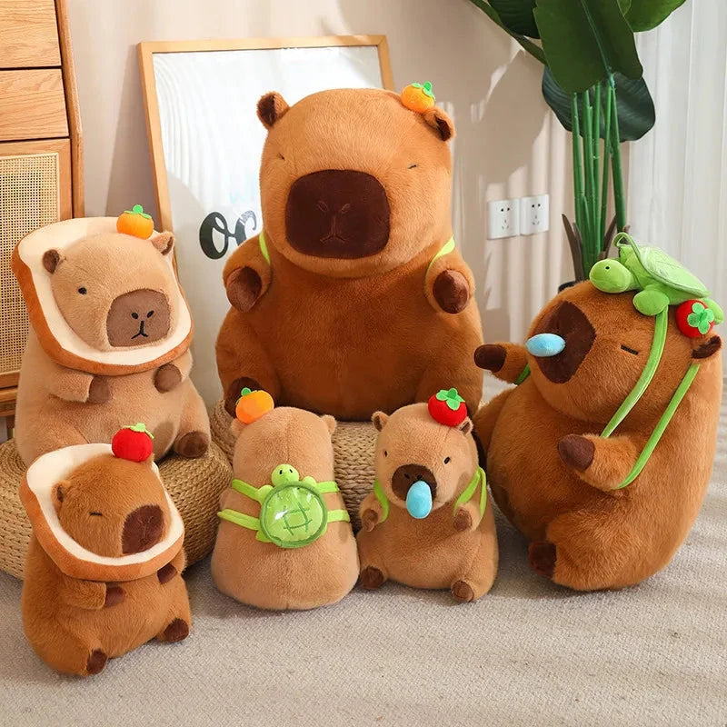 Silly Capybara Toast Turtle Snotty Plushie Family - Image 2