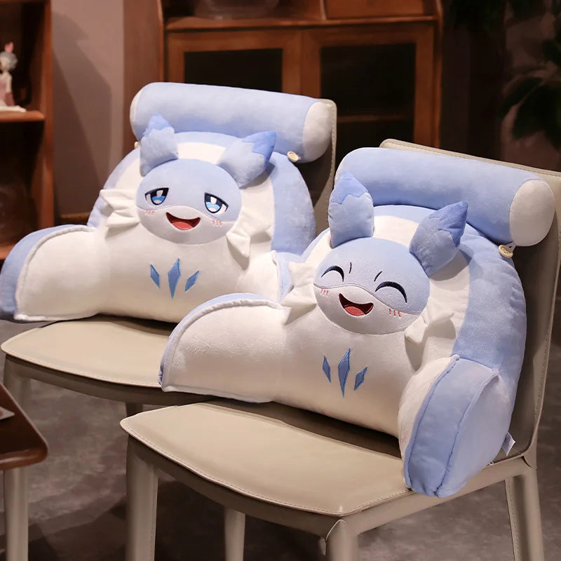 Sofi the Cute Baby Blue Hybrid Dragon Cushion Seat - Image 14