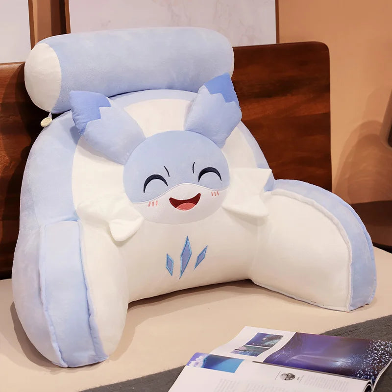 Sofi the Cute Baby Blue Hybrid Dragon Cushion Seat - Image 5