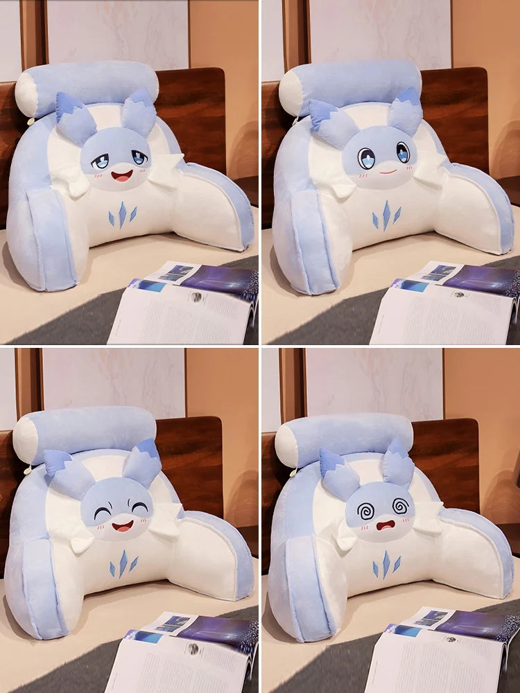 Sofi the Cute Baby Blue Hybrid Dragon Cushion Seat - Image 12