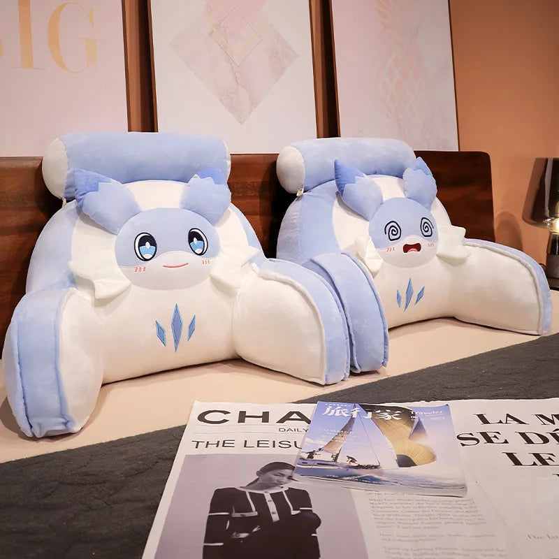 Sofi the Cute Baby Blue Hybrid Dragon Cushion Seat - Image 10