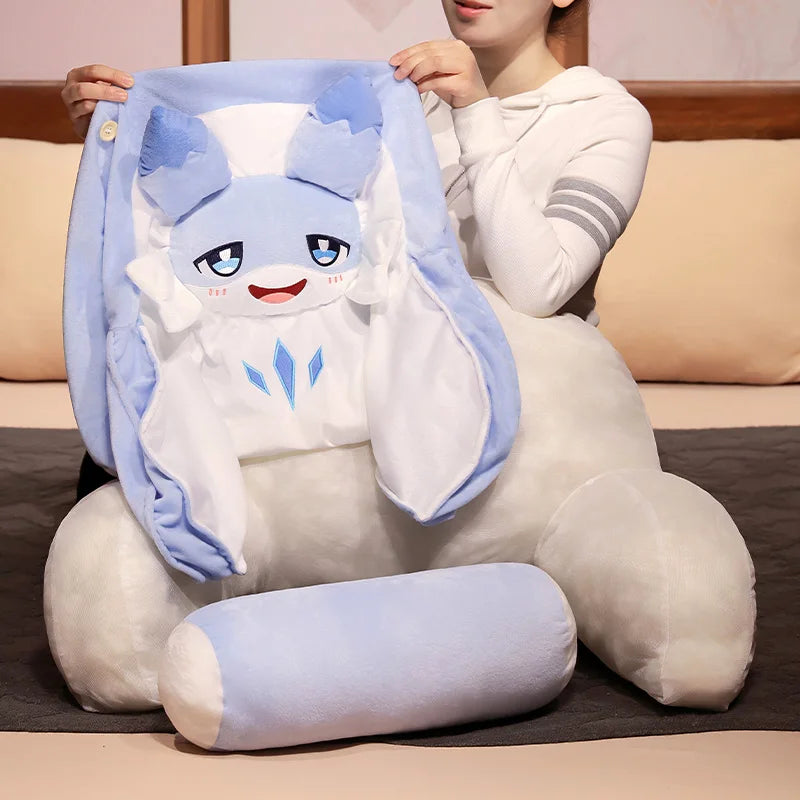 Sofi the Cute Baby Blue Hybrid Dragon Cushion Seat - Image 8