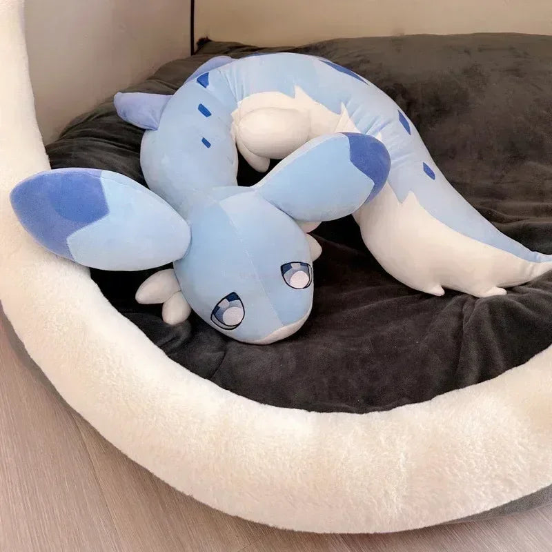 Sofi the Long Kawaii Baby Blue Dragon Plushie - Image 4
