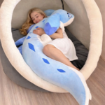 Sofi the Long Kawaii Baby Blue Dragon Plushie