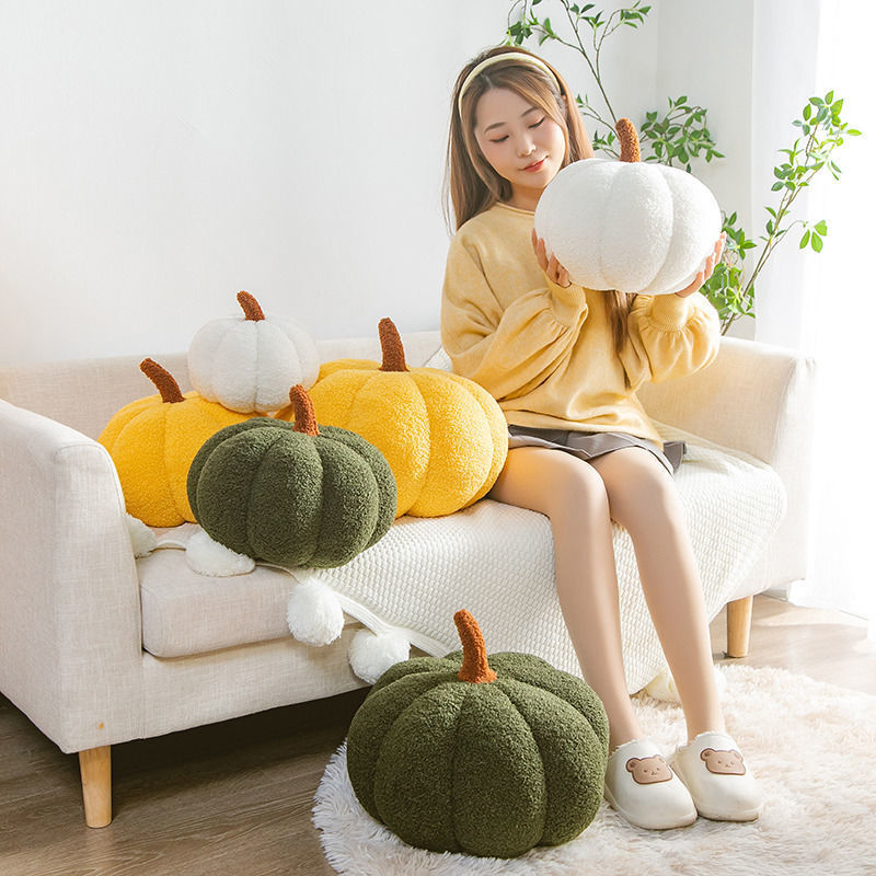 Soft Pumpkin Plush Cushion - Image 5