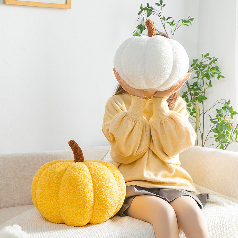 Soft Pumpkin Plush Cushion - Image 4