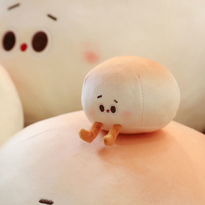 Steamed Round Stuffed Bao Bun Plushie - Image 7