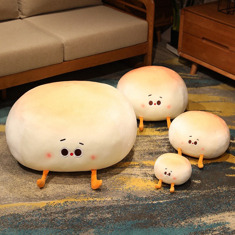 Steamed Round Stuffed Bao Bun Plushie - Image 4