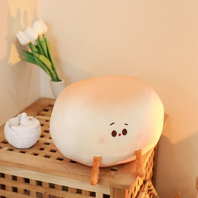 Steamed Round Stuffed Bao Bun Plushie - Image 2