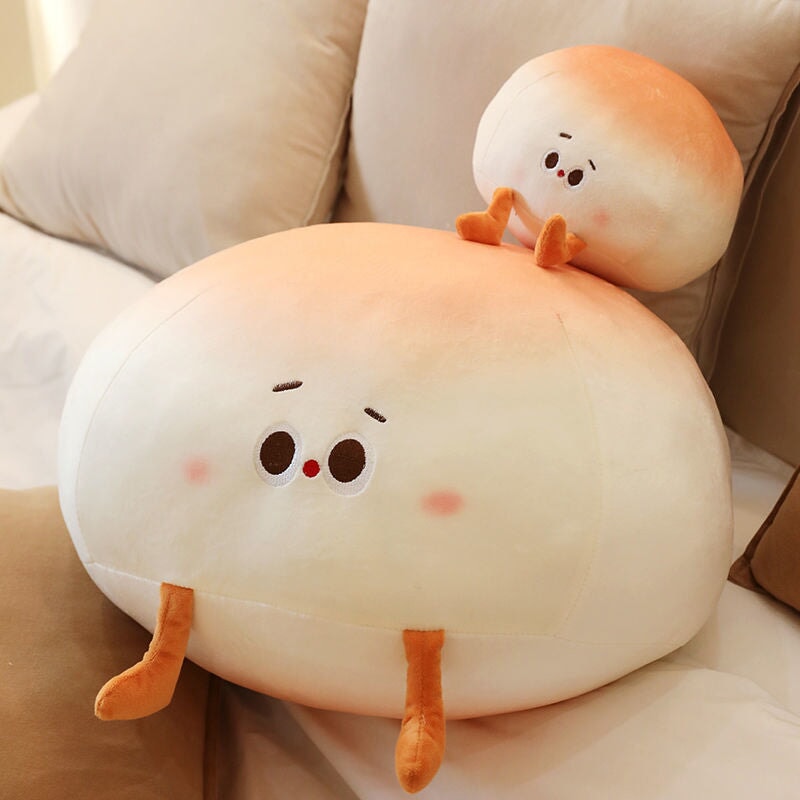 Steamed Round Stuffed Bao Bun Plushie - Image 3