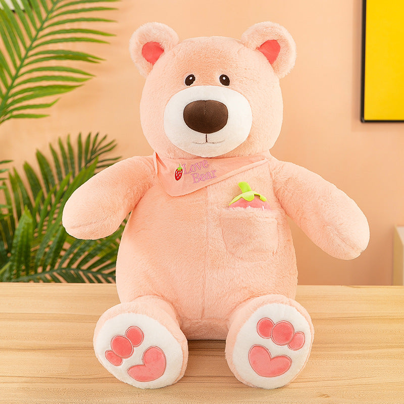 Strawberry Teddy Bear Plush for Warm Hugs - Image 7